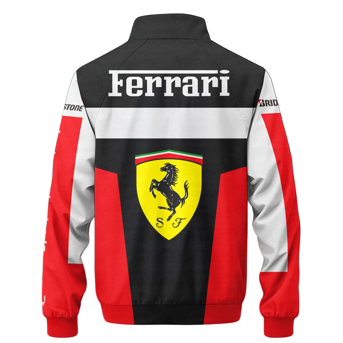 SF F1 Racing Zipper Stand Collar Jacket 3D V13