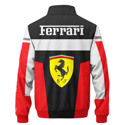 SF F1 Racing Zipper Stand Collar Jacket 3D V13