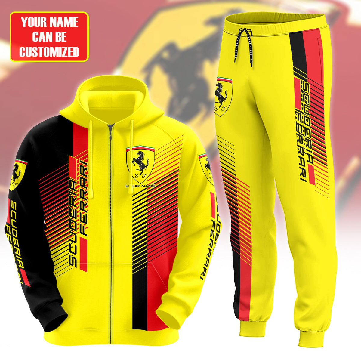 Personalized SF 3D All over Printed Hoodie and Sweatpants set V9