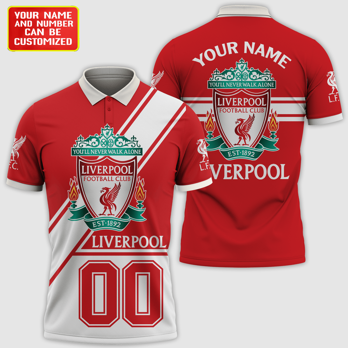 Personalized Liverpool 3D Full Printing Set , Liverpool Shirt , Hoodie , Short , Polo ,hawaii V6
