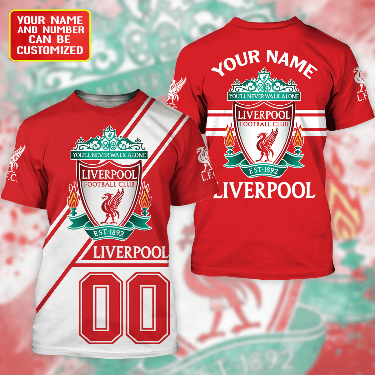 Personalized Liverpool 3D Full Printing Set , Liverpool Shirt , Hoodie , Short , Polo ,hawaii V6