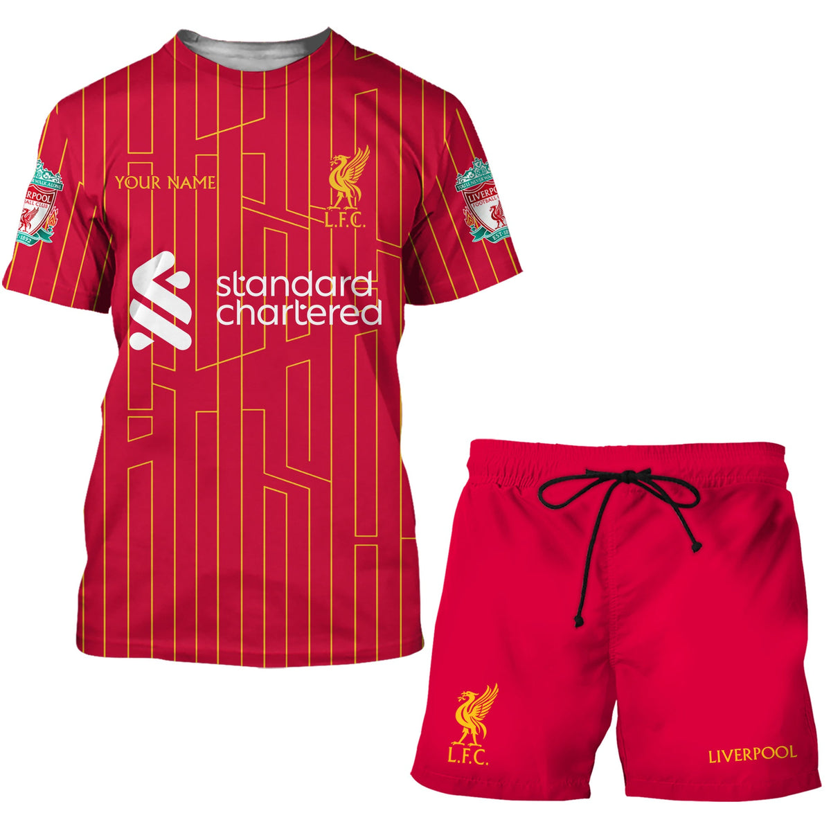 Personalized Liverpool Uniform Shirt Beach Short Q071104