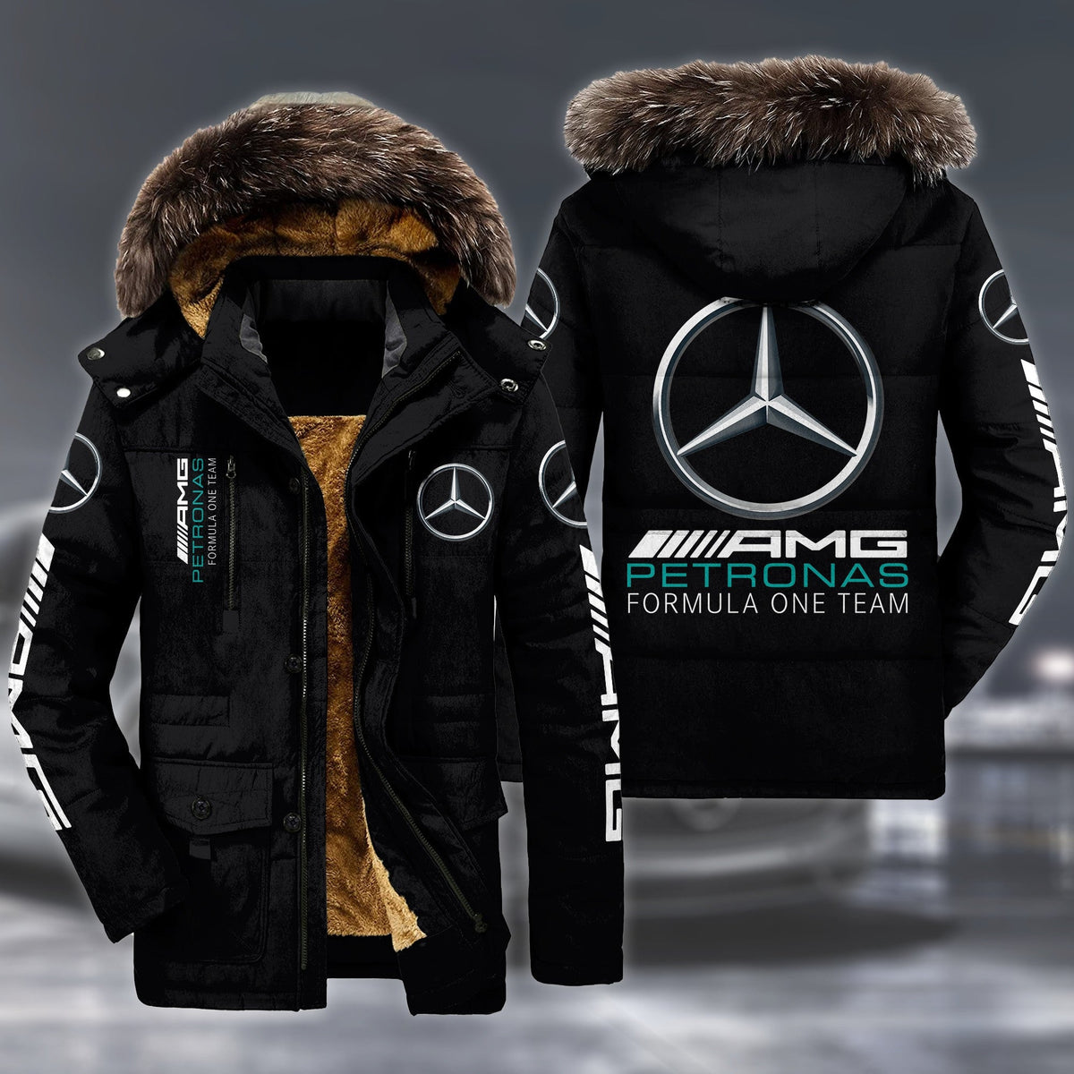 Merc AMG Petronas Parka Winter Jacket