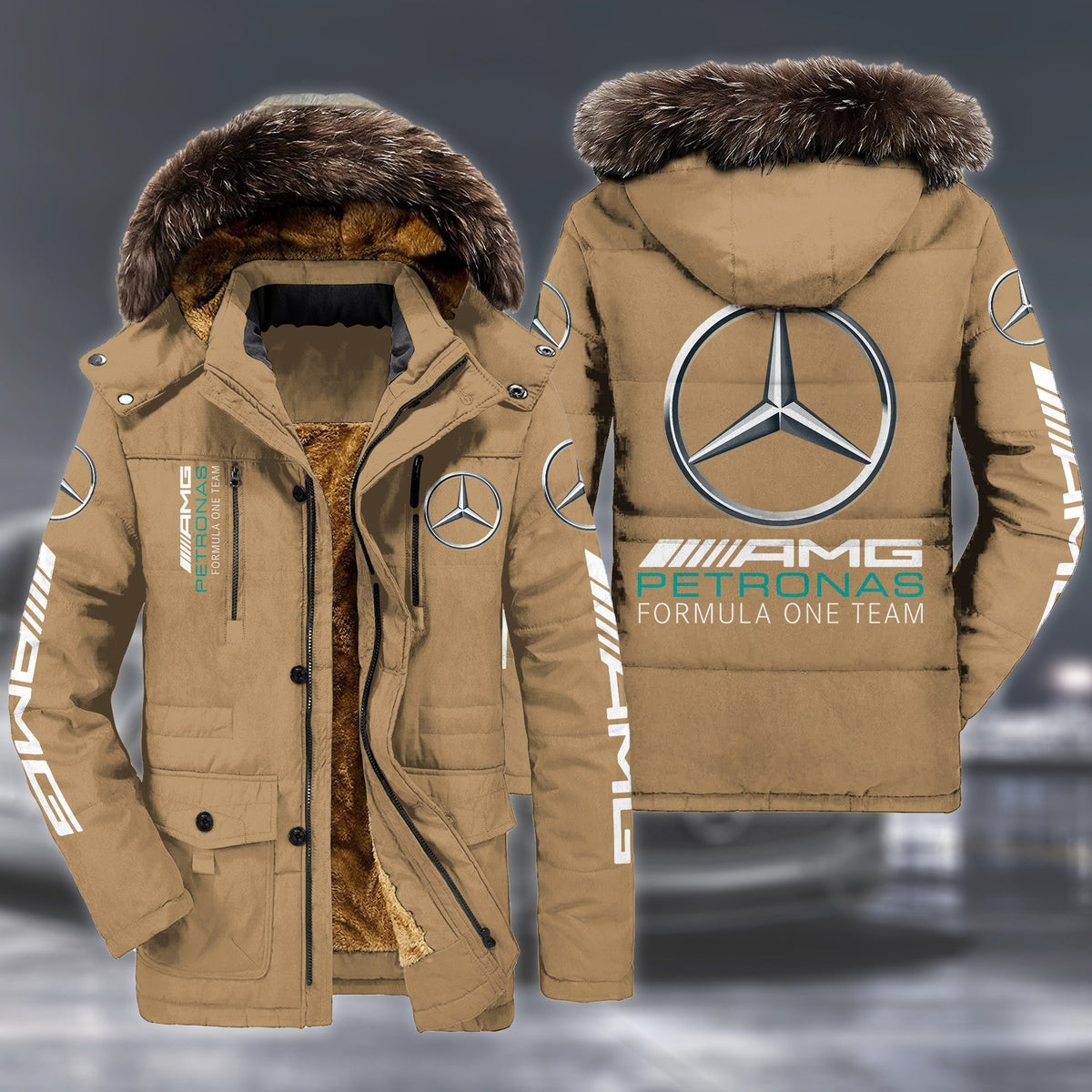 Merc AMG Petronas Parka Winter Jacket