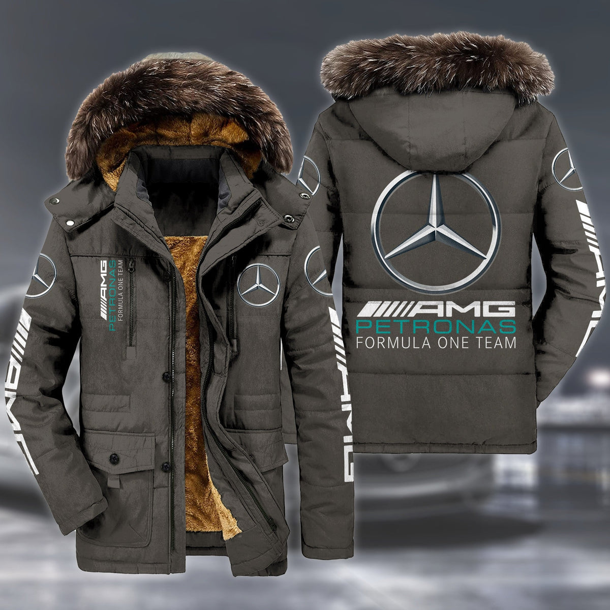 Merc AMG Petronas Parka Winter Jacket