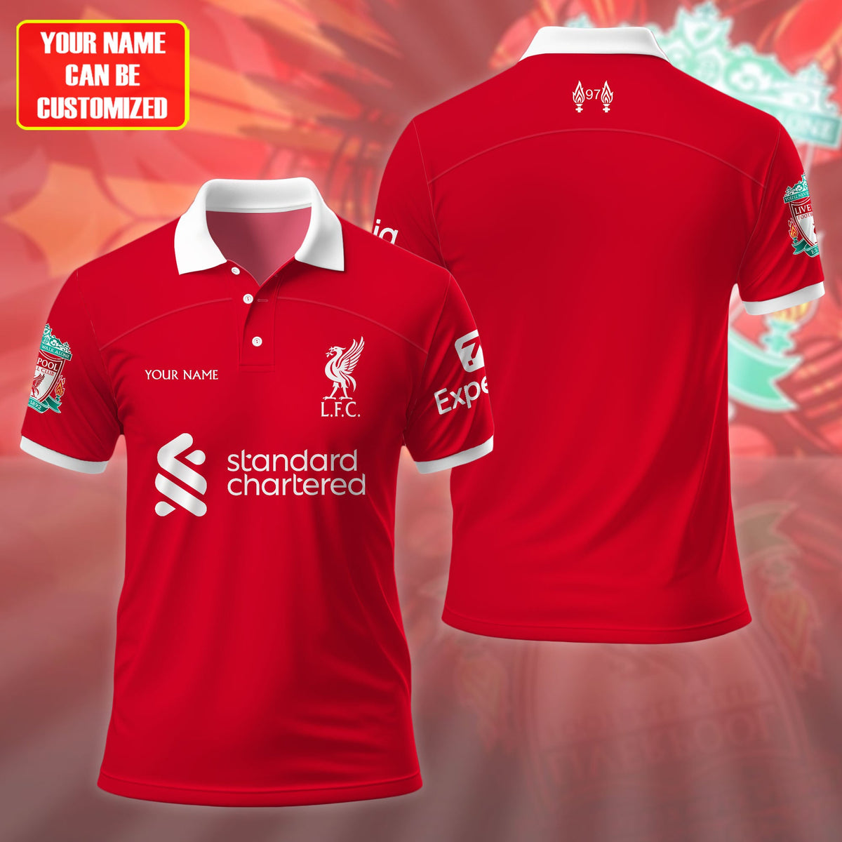 Personalized Liverpool Training Kit Shirt Beach Short