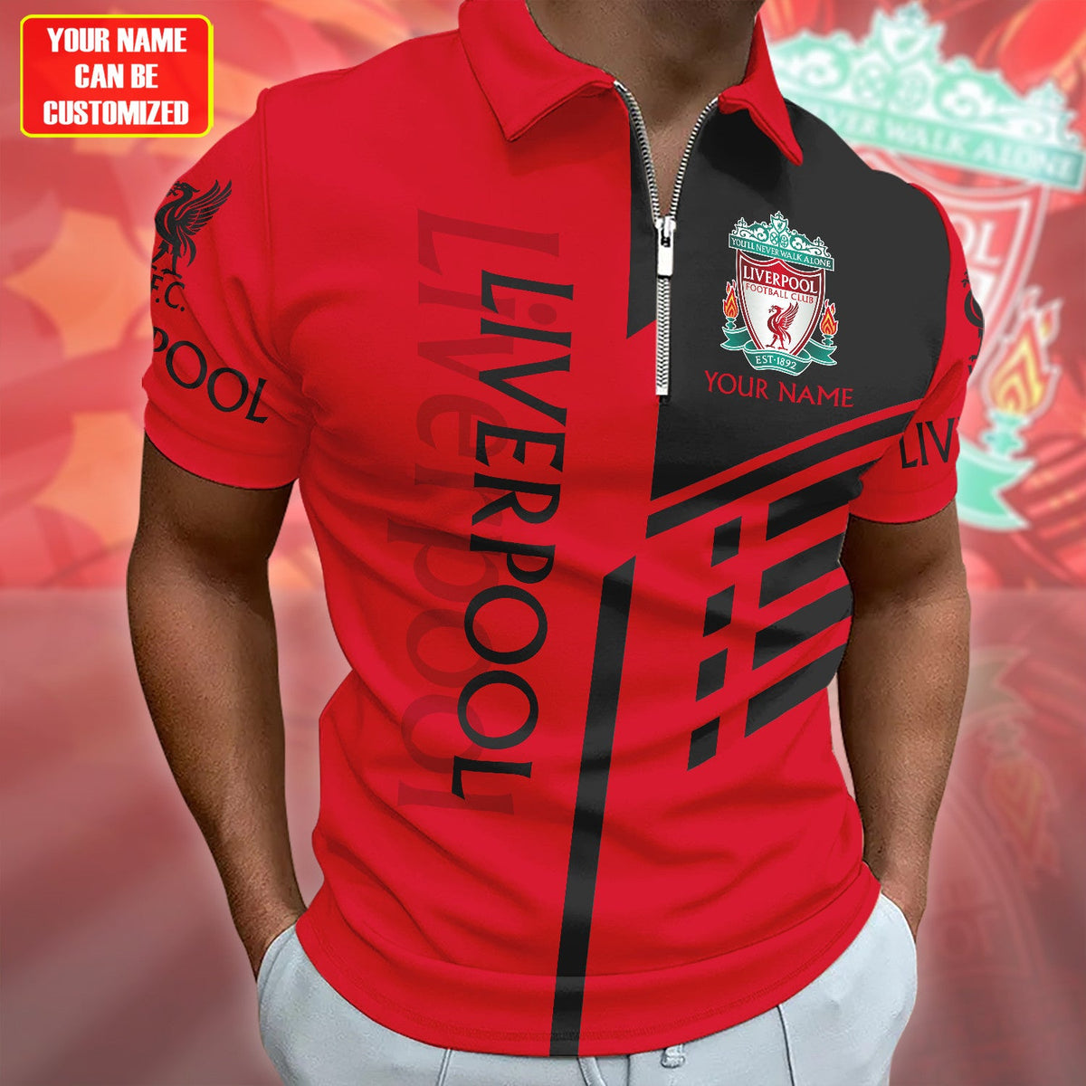 Personalized Liverpool 3D Full Printing Set , Liverpool Shirt , Hoodie , Short , Polo ,hawaii V8