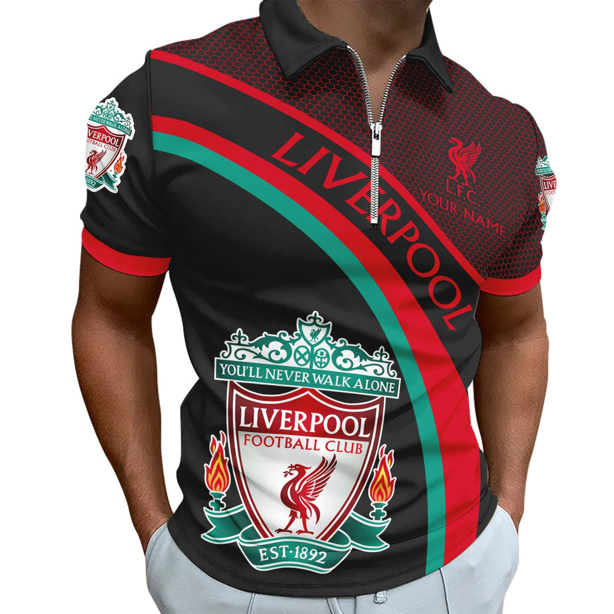 Personalized Liverpool 3D Full Printing Set , Liverpool Shirt , Hoodie , Short , Polo ,hawaii V13