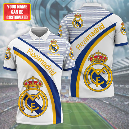 Personalized Real Madrid 3D Full Printing Set , Real Madrid Shirt , Hoodie , Short , Polo ,hawaii V3