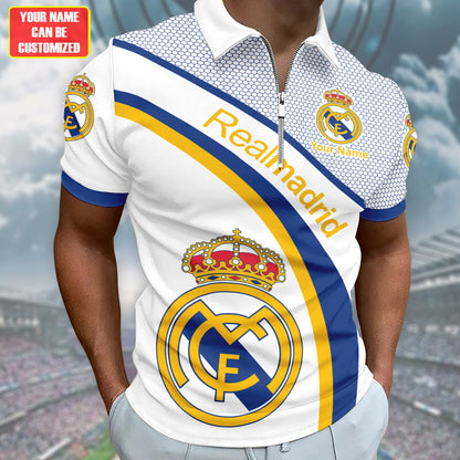 Personalized Real Madrid 3D Full Printing Set , Real Madrid Shirt , Hoodie , Short , Polo ,hawaii V3