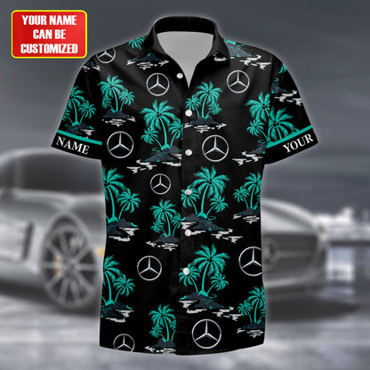 Merc AMG Petronas Hawaii Shirt Beach Short V9