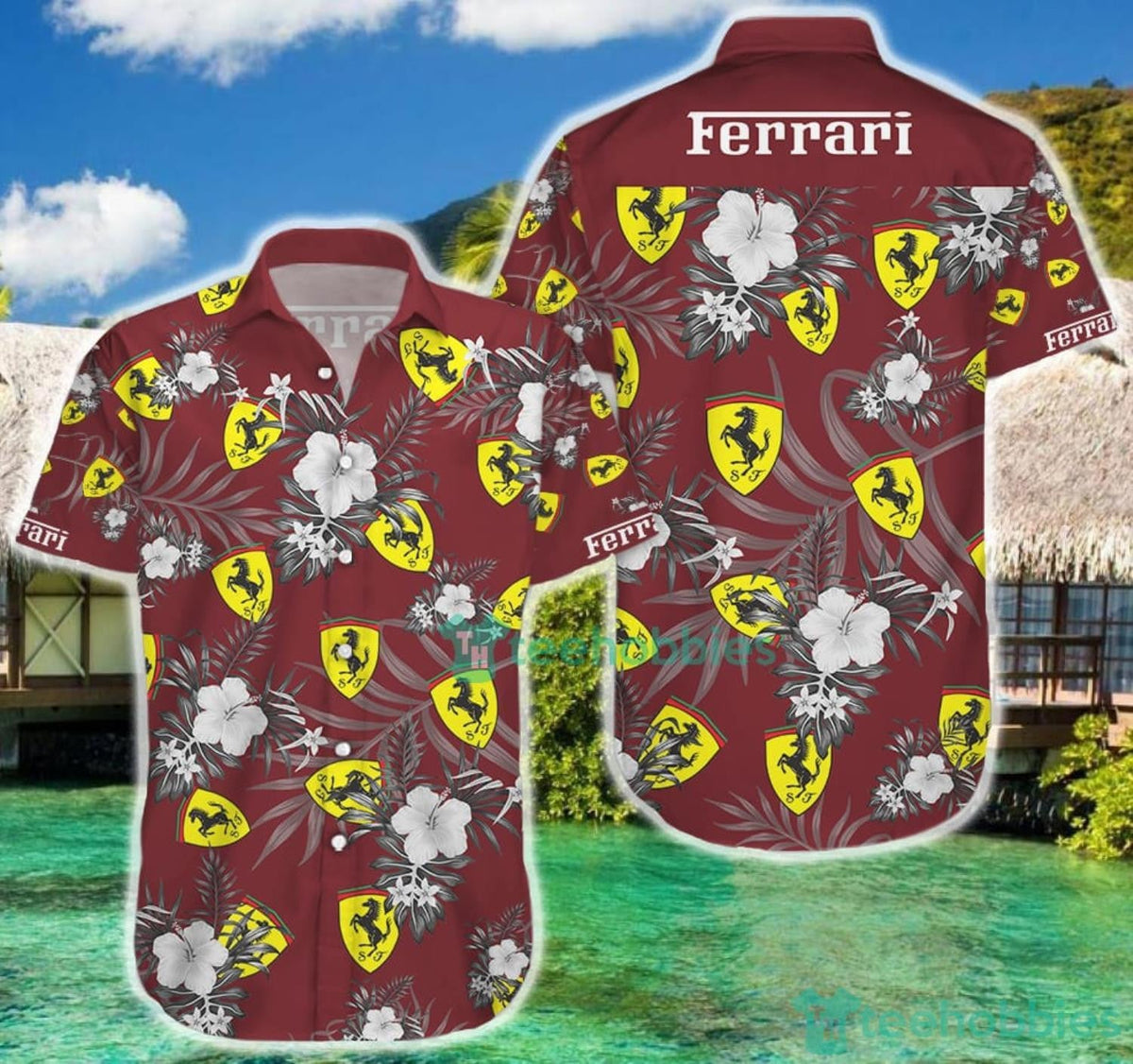 SF Tropical Hawaii Shirt Beach Short V5
