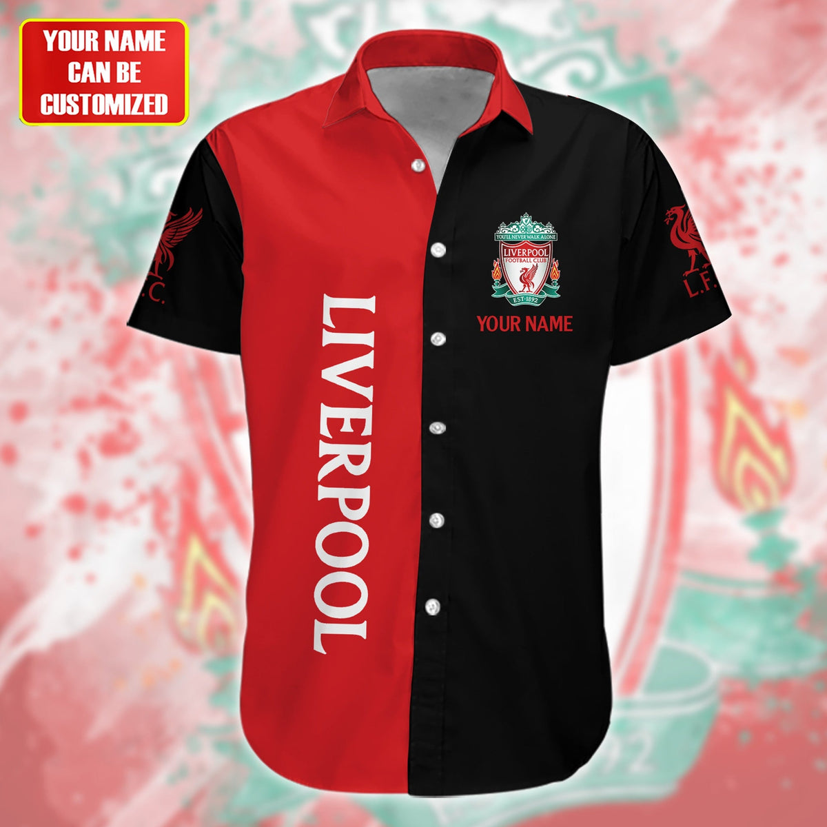 Personalized Liverpool Tropical Hawaii Shirt Beach Short