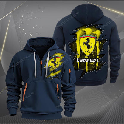 SF x ME Zip-Hoodie Cotton Jacket