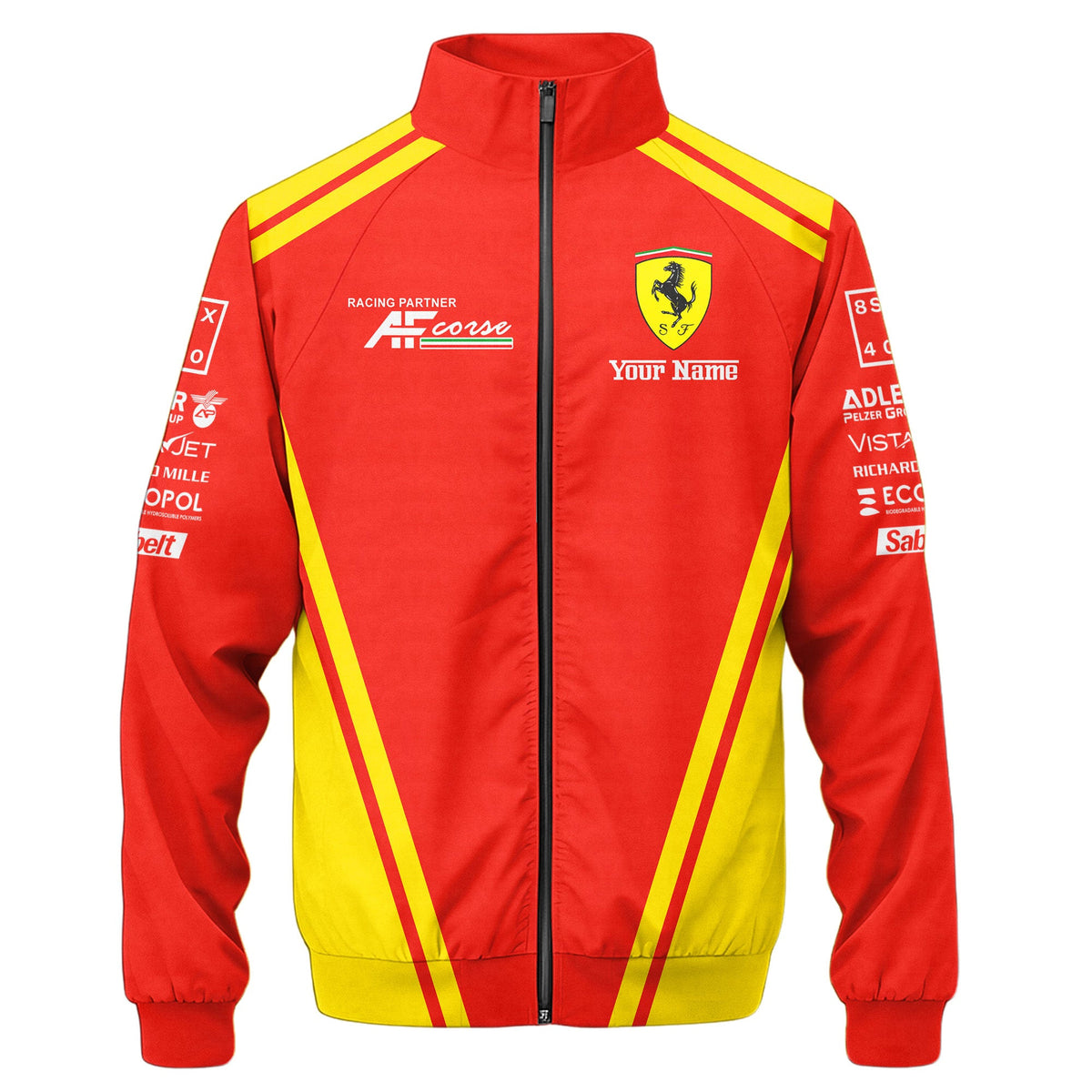 SF F1 Racing Zipper Stand Collar Jacket 3D V15