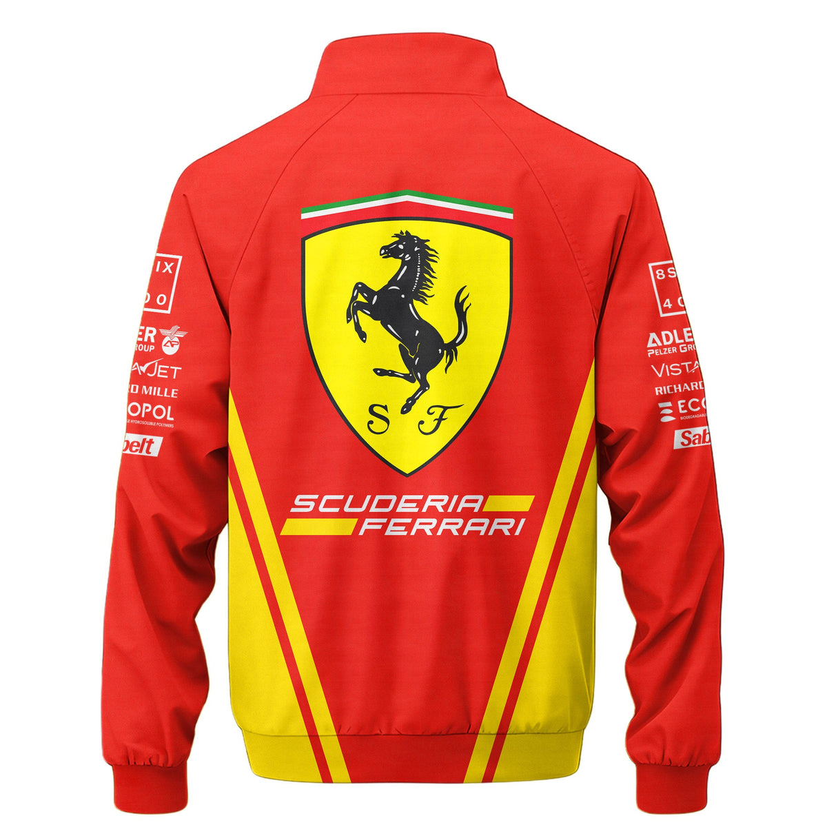 SF F1 Racing Zipper Stand Collar Jacket 3D V15