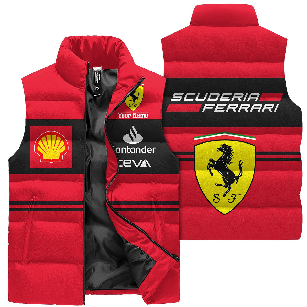 SF Sleeveless Windproof Puffer Jacket 3D
