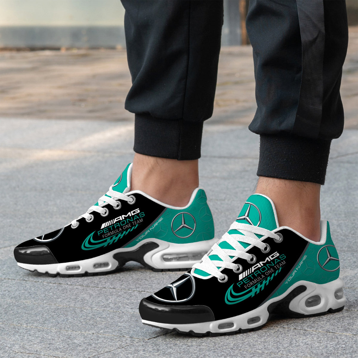 Personalized Merc Petronas Air Cushion Sneaker