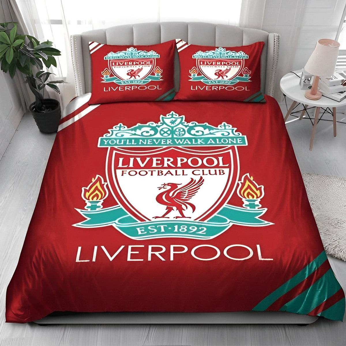 Liverpool All Over Printed Bedding Set V23