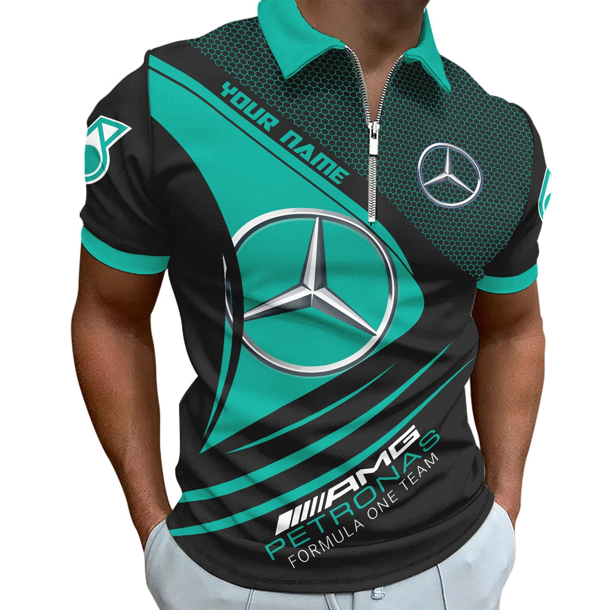 Personalized Merc AMG Petronas 3D Full Printing Set ,Merc AMG Petronas Shirt , Hoodie , Short , Polo ,hawaii V2