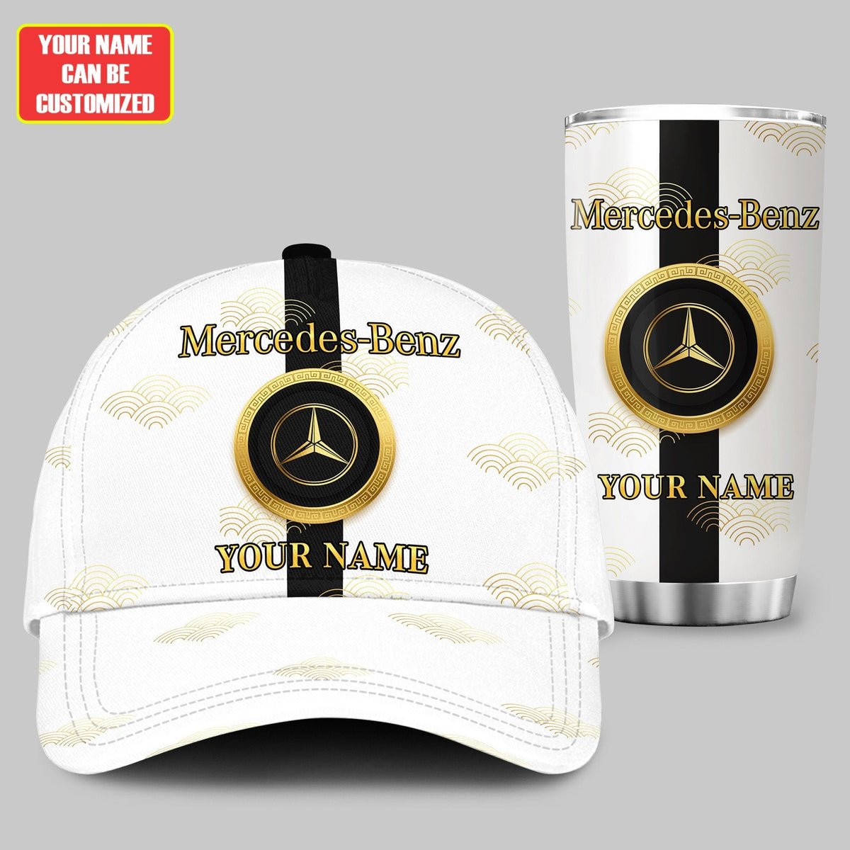 Personalized Merc Cloud Classic Cap With Tumbler