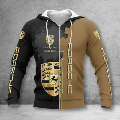 Pors 3D Full Printing Set , Pors Racing Shirt , Zipper Polo, Hoodie , Short , Polo ,hawaii V19