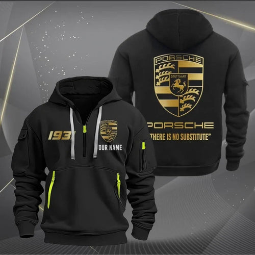 Personalized Pors Luxury Zip-Hoodie Cotton Jacket
