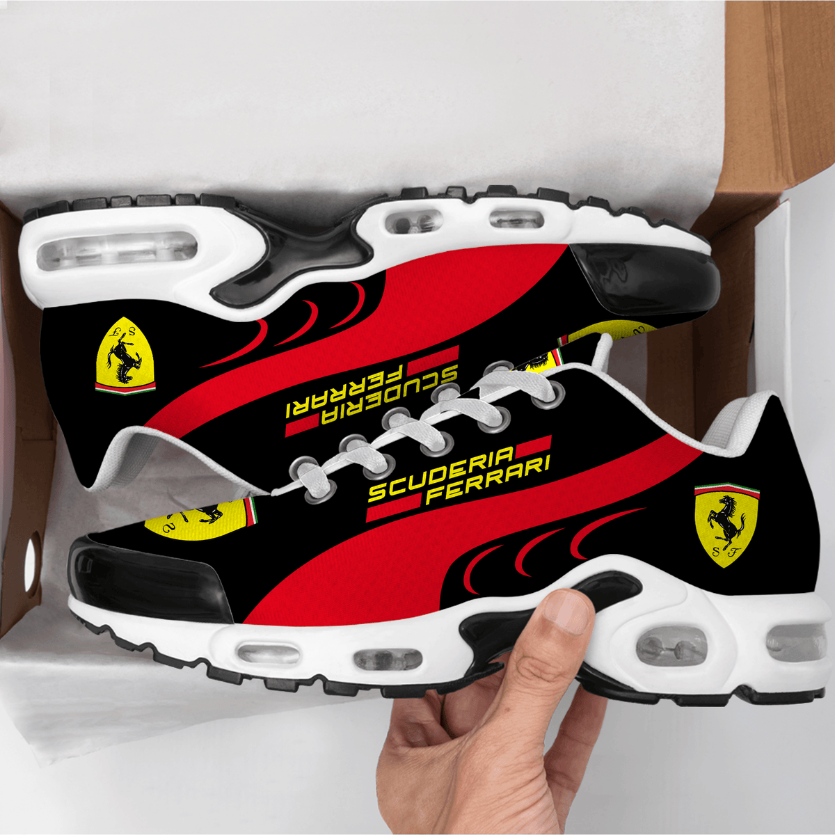 SF Motor Sport Team Air Cushion Red Sneaker