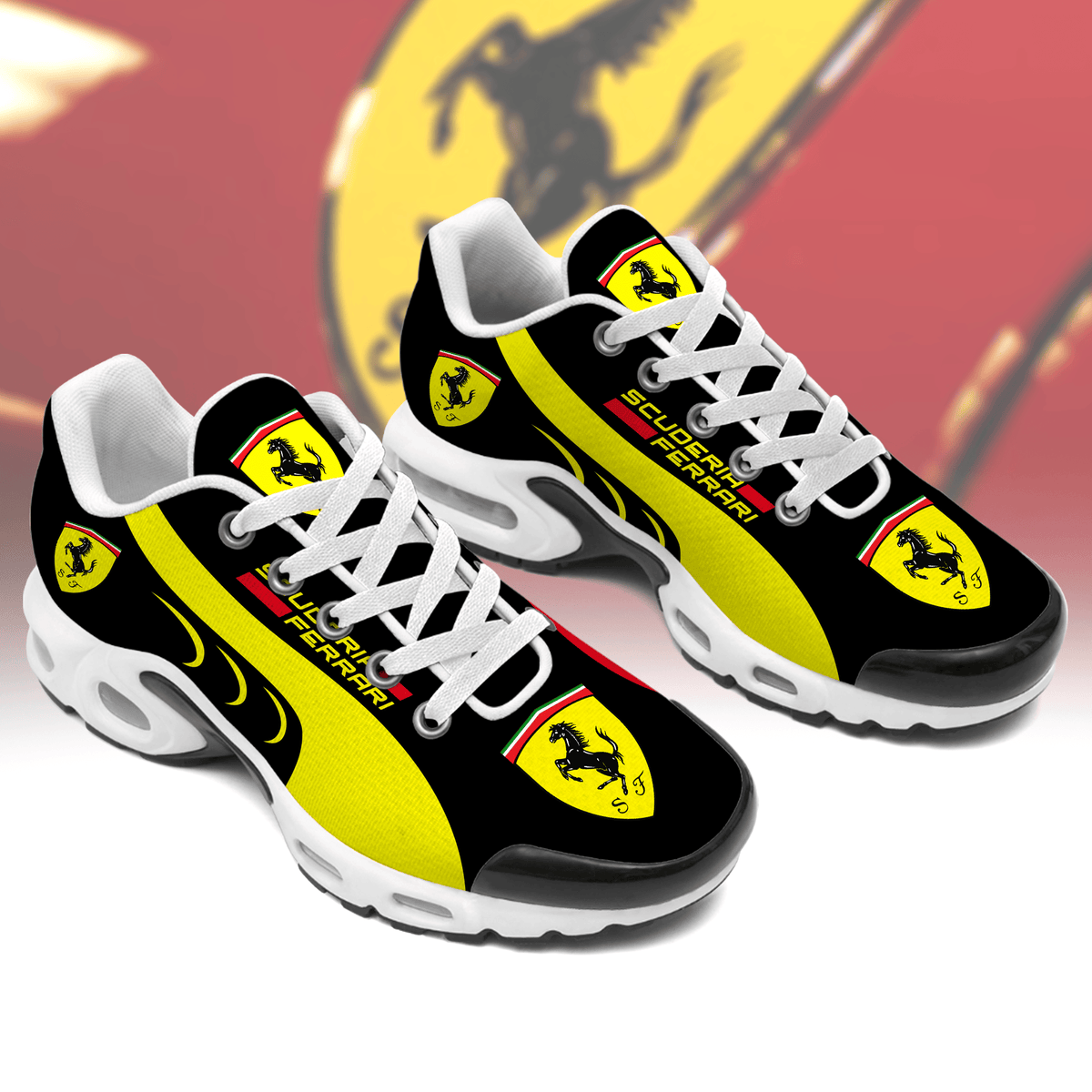 SF Motor Sport Team Air Cushion Yellow Sneaker