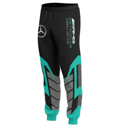 Personalized Merc AMG Petronas 3D All over Printed Hoodie and Sweatpants set V3
