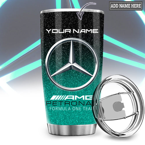 Personalized Merc AMG Petronas Stainless Tumbler 20oz 30oz Cup