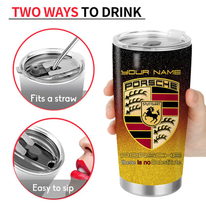 Personalized Pors Stainless Tumbler 20oz 30oz Cup V4