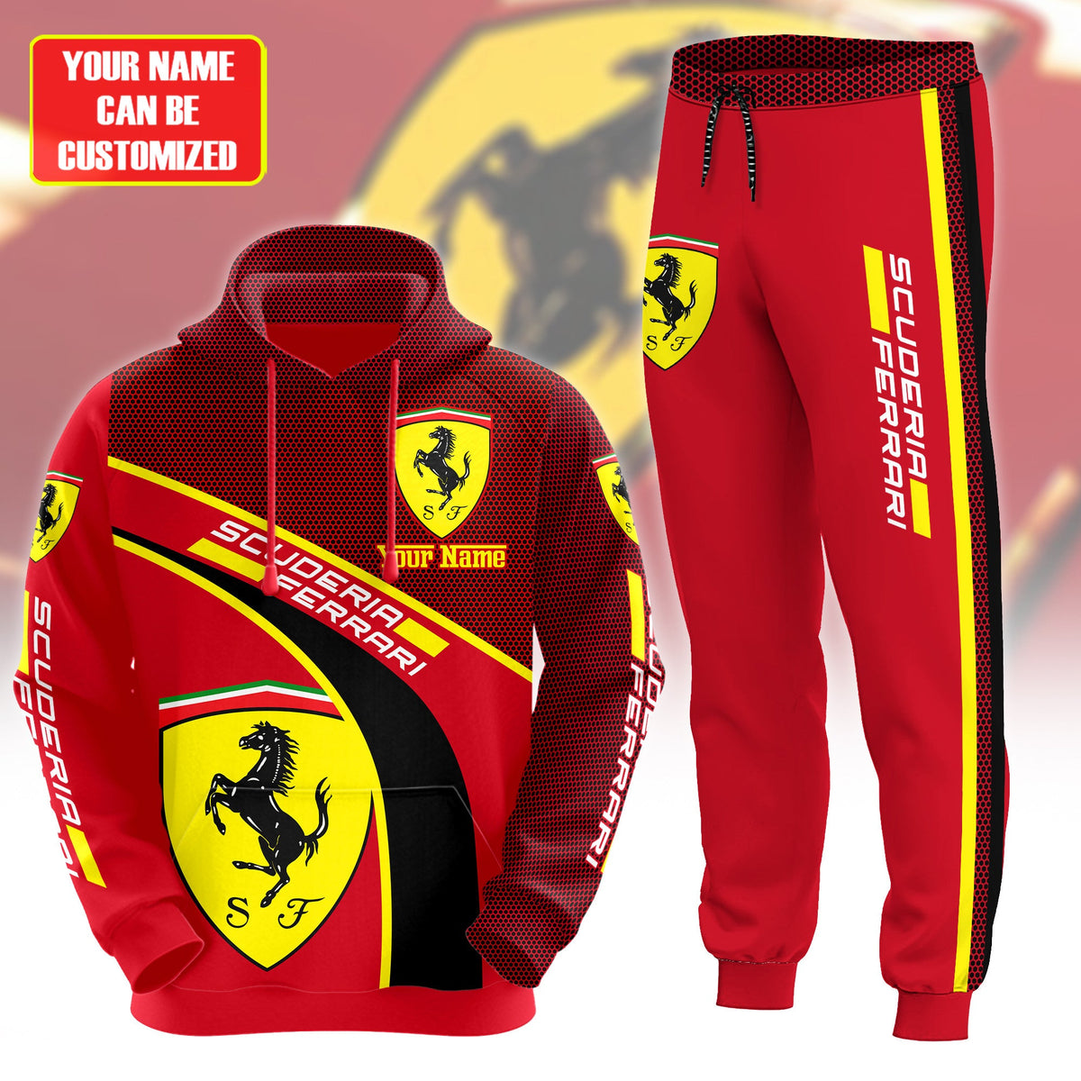 Personalized SF 3D All over Printed Hoodie and Sweatpants set V12
