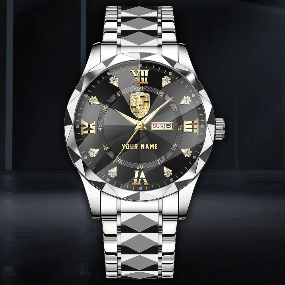 Personalized Pors Luxury Alloy Charley Watch