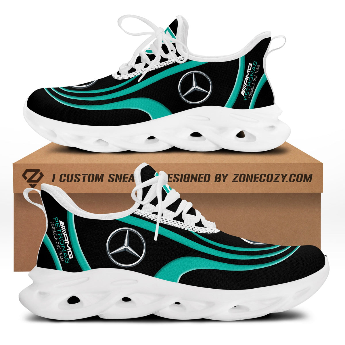 Merc AMG Petronas Chunky Custom Sneaker V4