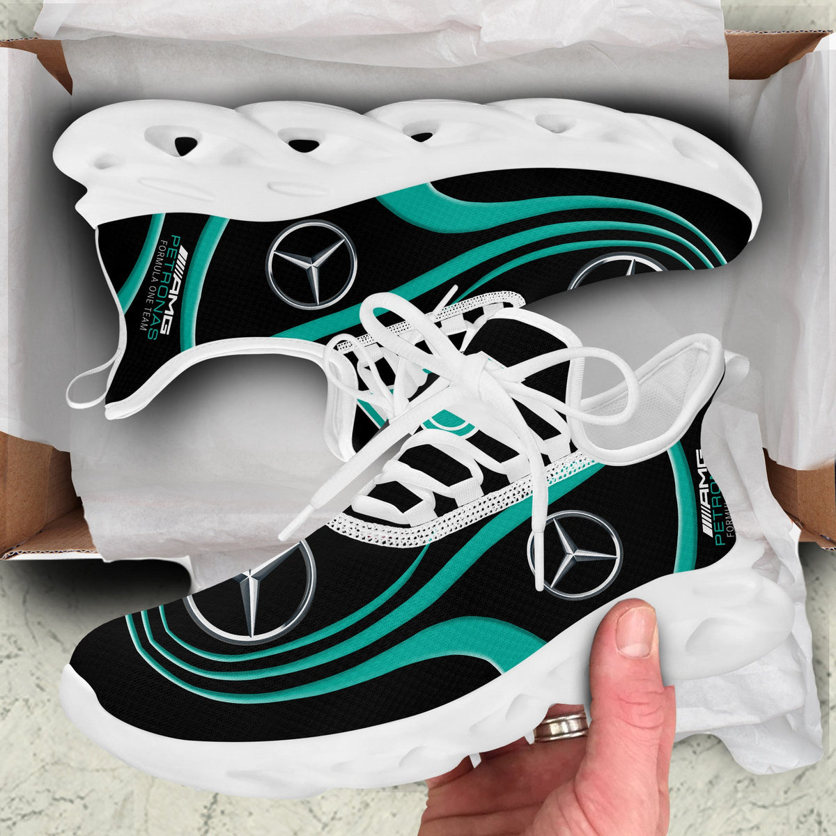 Merc AMG Petronas Chunky Custom Sneaker V4