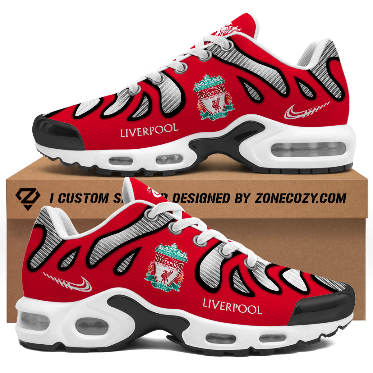 Personalized Liverpool Air Cushion Sneaker V4