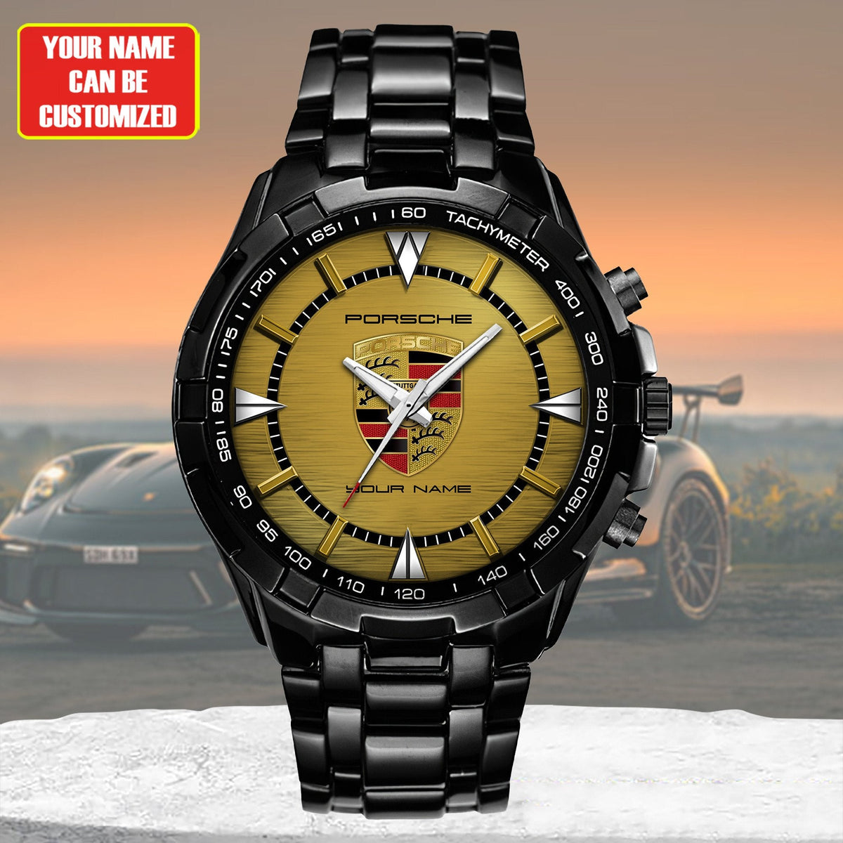 Personalized Pors Alloy Quartz Watch