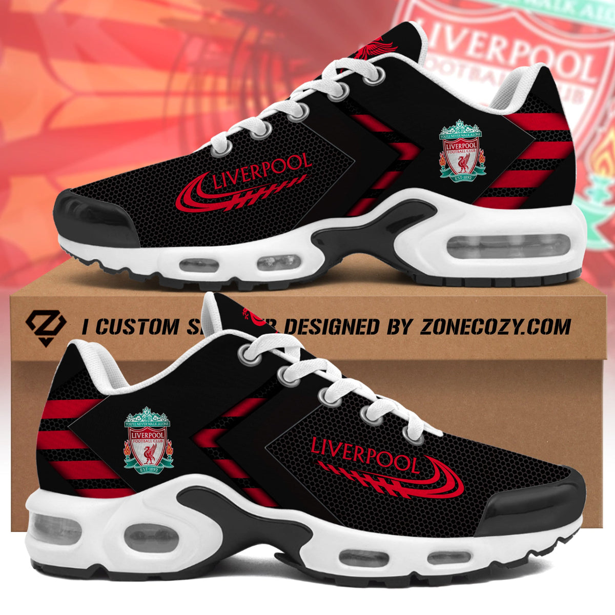 Personalized Liverpool Air Cushion Sneaker V5
