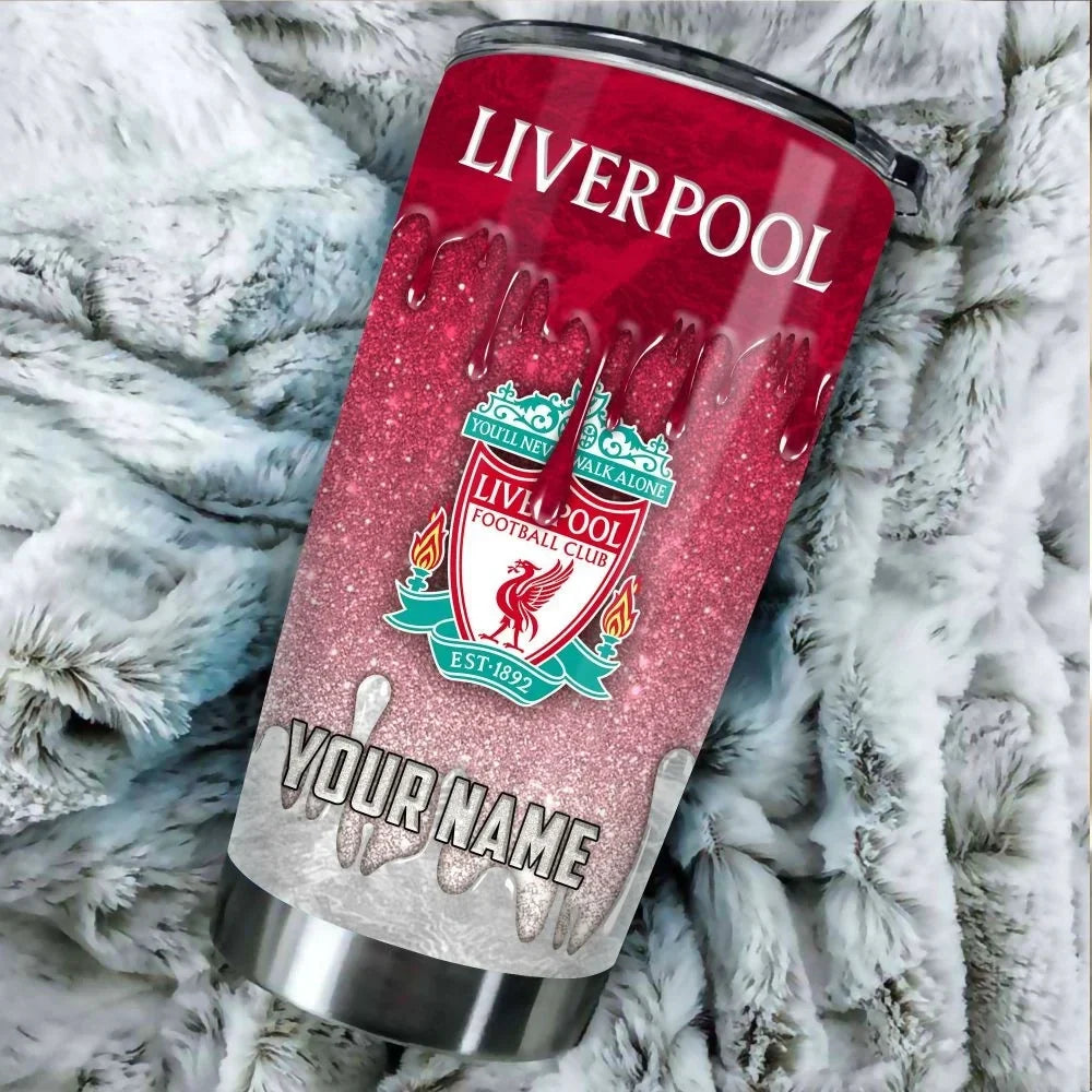 Personalized Liverpool Q2 Stainless Tumbler 20oz 30oz Cup