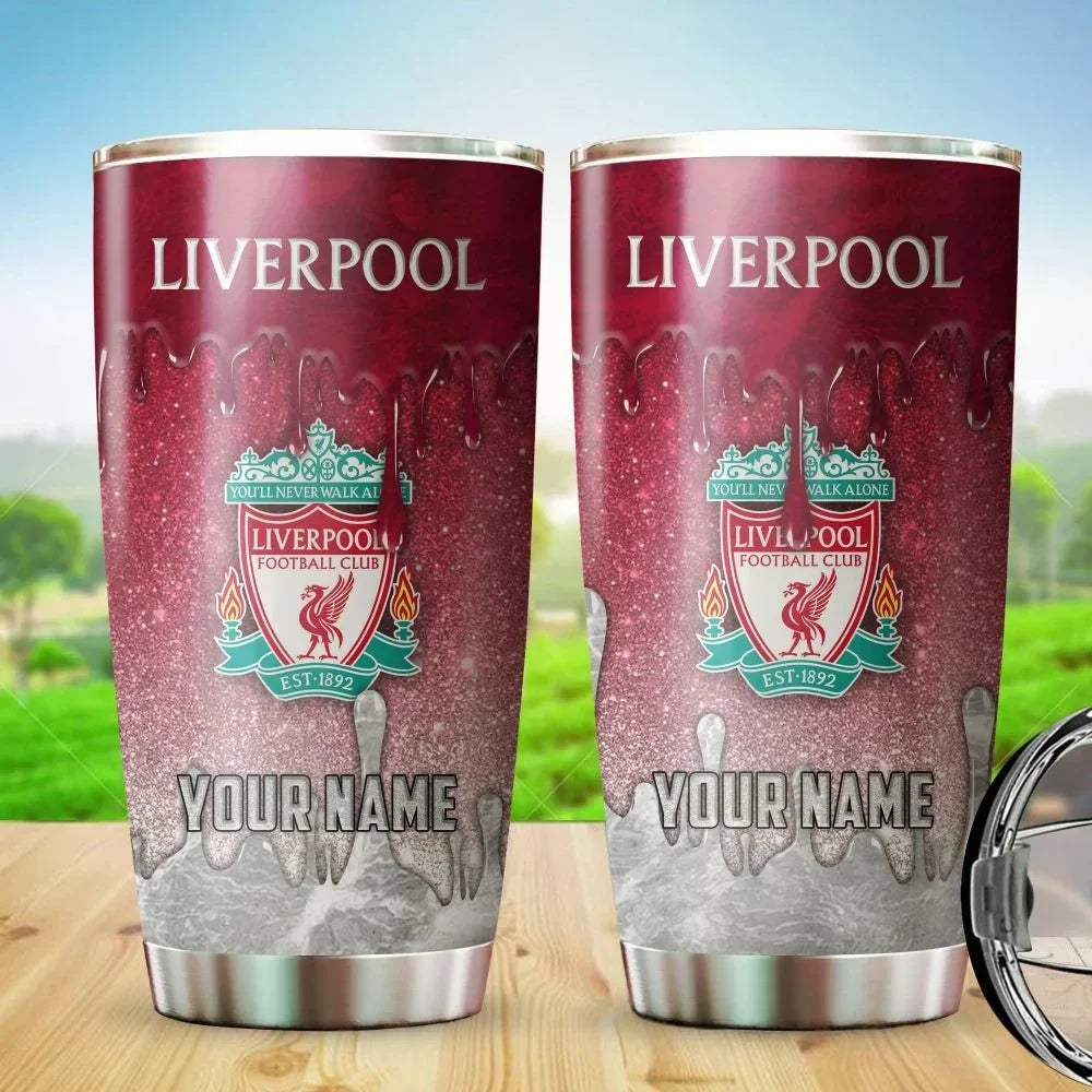 Personalized Liverpool Q2 Stainless Tumbler 20oz 30oz Cup