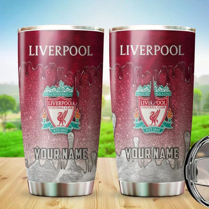 Personalized Liverpool Q2 Stainless Tumbler 20oz 30oz Cup