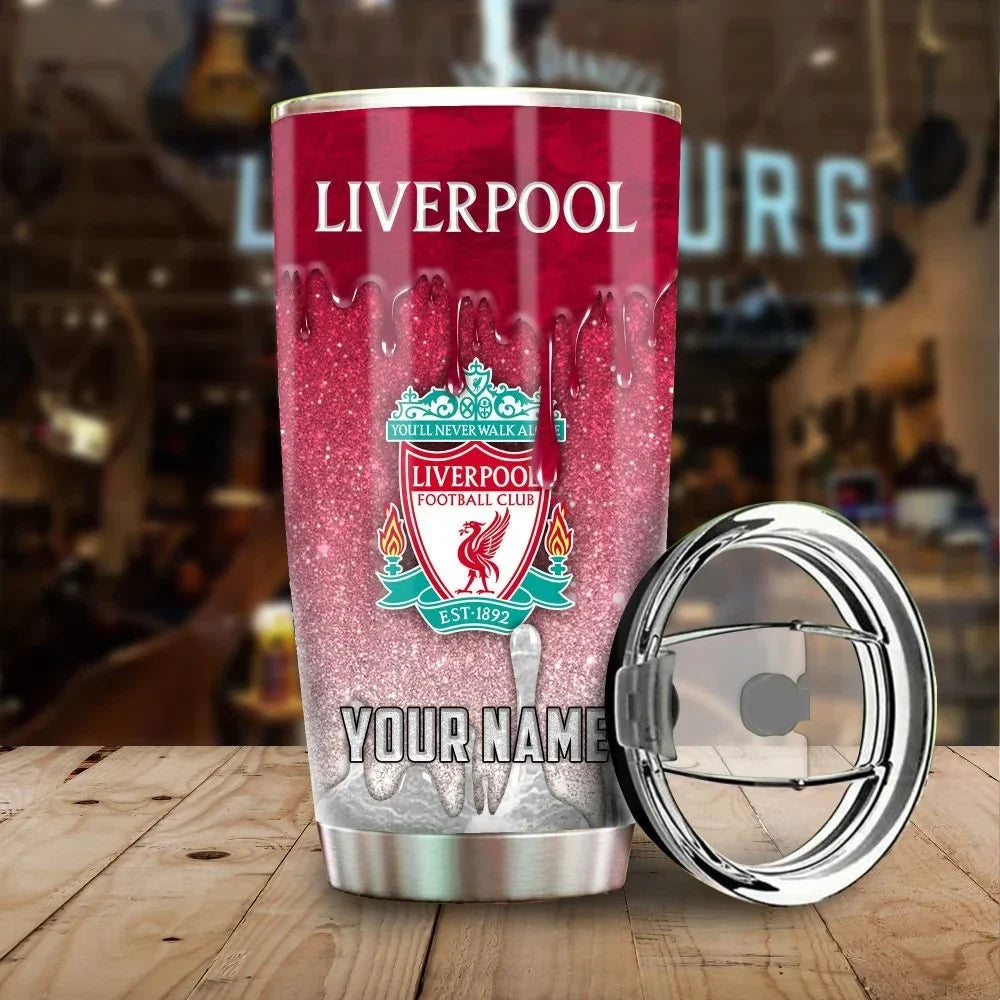 Personalized Liverpool Q2 Stainless Tumbler 20oz 30oz Cup