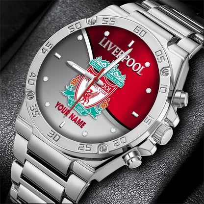 Personalized Liverpool Sport Dial Steel Watch