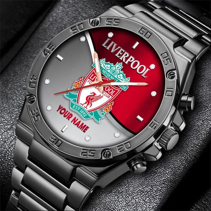 Personalized Liverpool Sport Dial Steel Watch