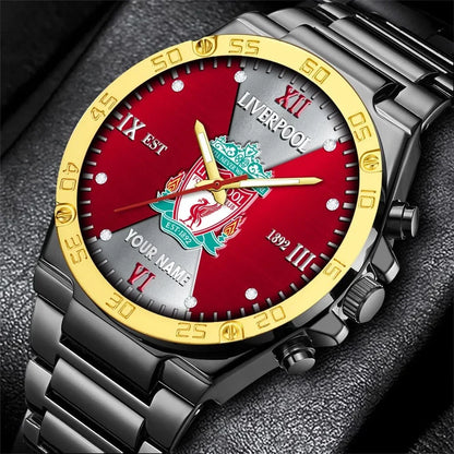 Personalized Liverpool Sport Dial Steel Watch V2