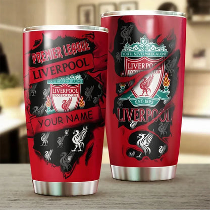 Personalized Liverpool Q4 Stainless Tumbler 20oz 30oz Cup