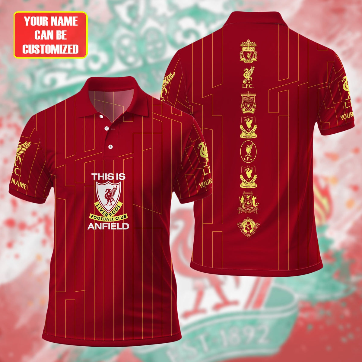 Personalized Liverpool 3D Full Printing Set , Liverpool Shirt , Hoodie , Short , Polo ,hawaii V19