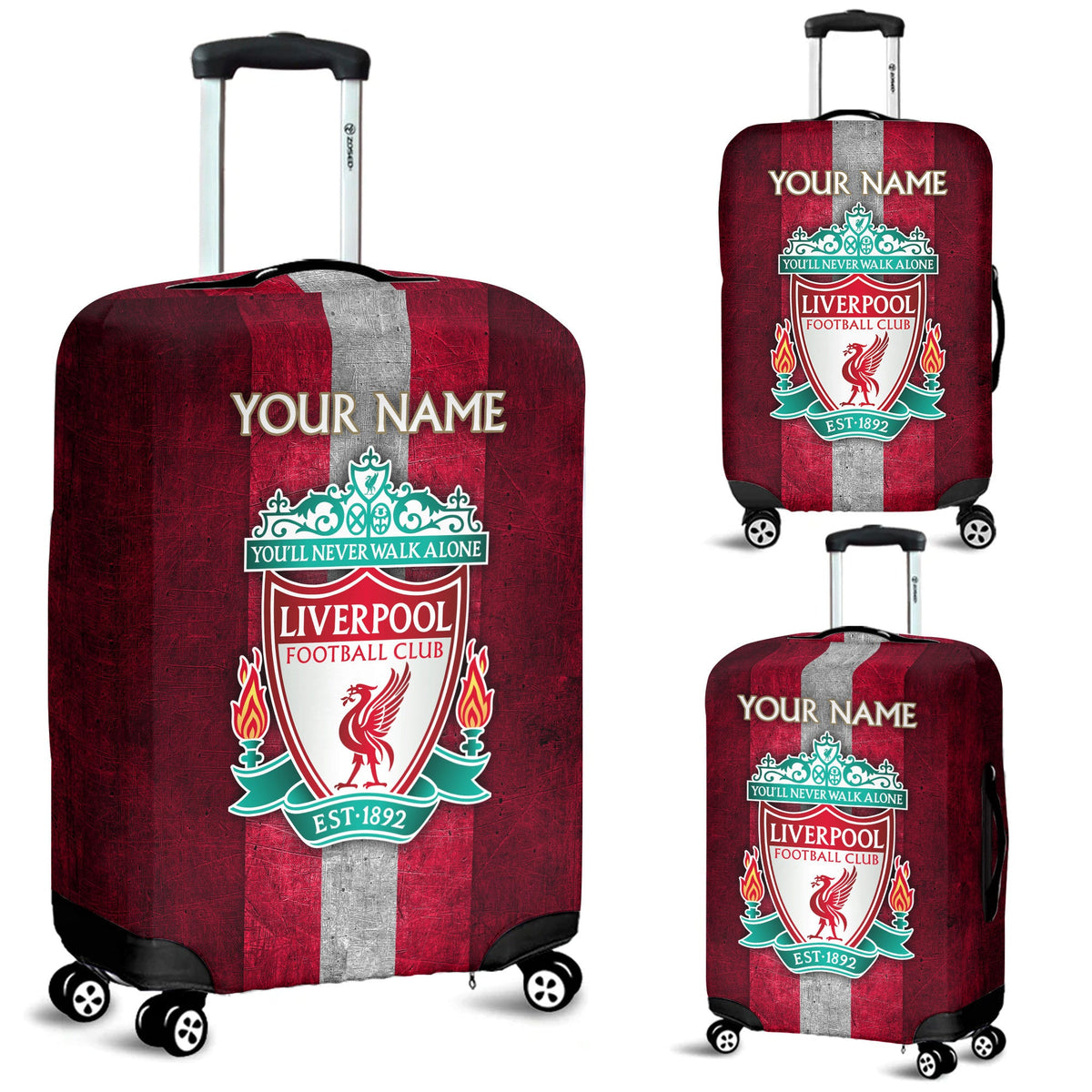 Personalized Liverpool Luggage Cover V1