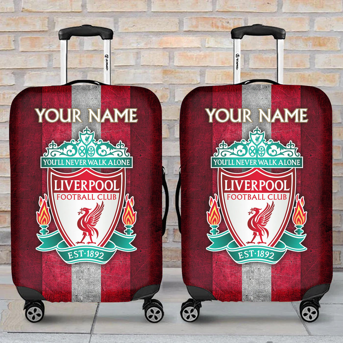 Personalized Liverpool Luggage Cover V1